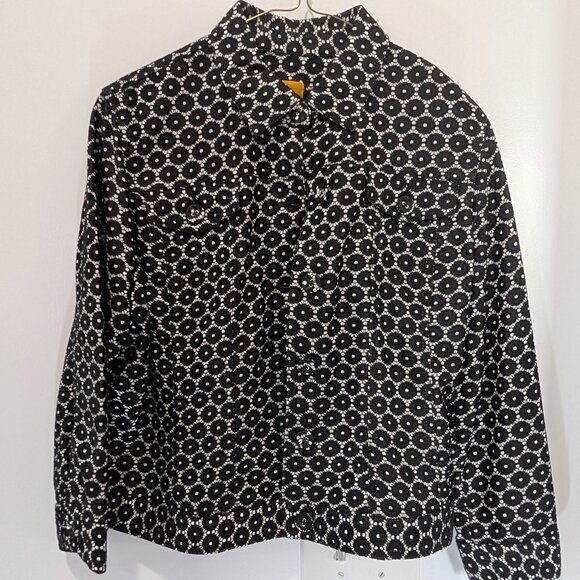 Ruby Rd Petite 10 black and white casual jacket - Picture 1 of 3